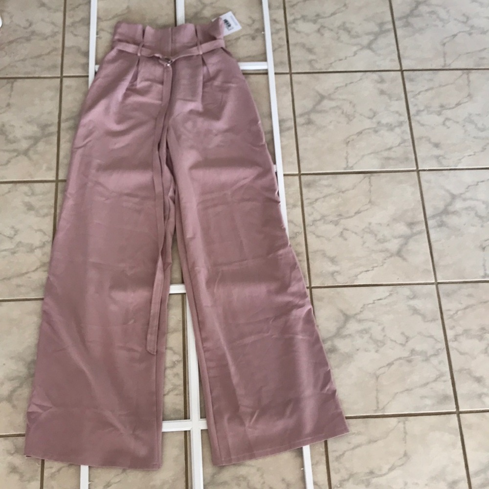 Missguided us size 8 tall high waisted trousers